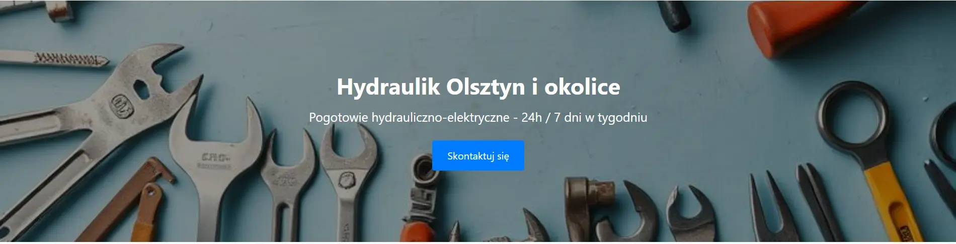 Strona internetowa hydraulik-olsztyn24.pl — responsywna witryna dla hydraulika